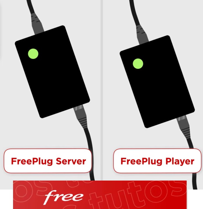 freeplug freebox vert ou rouge
