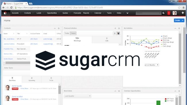 logiciel crm sugar solution simple gestion gratuit pas cher