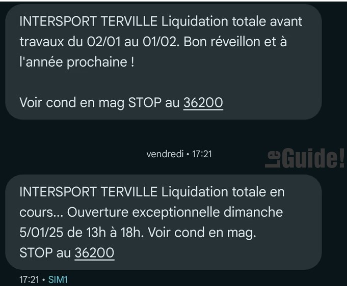 intersport liquidation totale